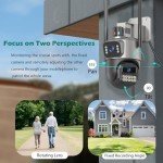 GUOANVISION 6MP Outdoor Security Camera with Night Vision