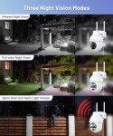 GALAYOU 2K Outdoor Security Camera with Night Vision