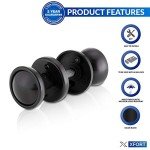 XFORT® Black Mortice Knob Set with Keyhole