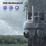 Codnida 2K Outdoor PTZ WiFi Security Camera