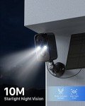 Wireless Outdoor Security Camera with Flood Light