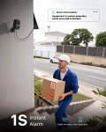 Wireless Outdoor Security Camera with Flood Light