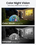 DEKCO 2K Outdoor WiFi Security Camera with Tracking