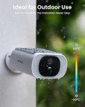 Solar-Powered 2K Wireless Security Camera System