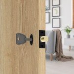 Matt Black Mortice Door Bolts - 2 Pack