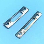 Universal Aluminum Door Latch Strike Plate for Security