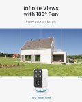 Wireless 2K Outdoor Security Camera with Motion Detection