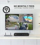 SANSCO 5MP 8-Channel Outdoor CCTV Security System