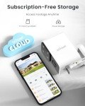 Wireless 2K Outdoor Security Camera with Motion Detection