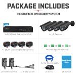 SANSCO 5MP 8-Channel Outdoor CCTV Security System