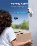 Wireless 2K Outdoor Security Camera with Motion Detection