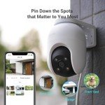 EZVIZ 3K Outdoor Security Camera with 360° View