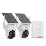 AOSU 2K Wireless Solar Security Camera System