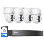 Hiseeu 8-Channel 5MP Outdoor Security Camera System