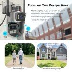 4K Outdoor WiFi Security Camera with AI Tracking