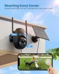 Wireless Solar Security Camera with 360° PTZ