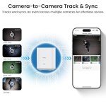 AOSU 2K Wireless Solar Security Camera System