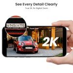 AOSU 2K Wireless Solar Security Camera System