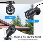 ZOSI 1080p Outdoor/Indoor Security Camera with Night Vision