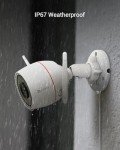 EZVIZ 2K Outdoor Wi-Fi Security Camera with Night Vision