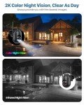 Wireless Solar Security Camera with 360° PTZ