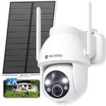 360° Solar Outdoor Security Camera with Motion Detection