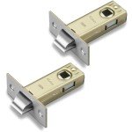 2 Pack 45mm Stainless Steel Door Slide Locks