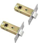 2-Pack 45mm Stainless Steel Door Latch Lock