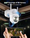 360° Solar Outdoor Security Camera with Motion Detection