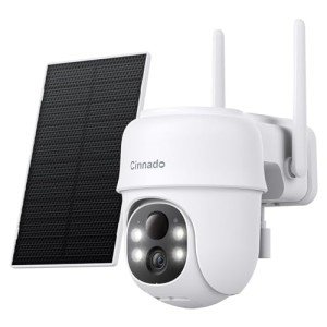 Cinnado Wireless 2K Solar Outdoor Security Camera