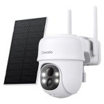 Cinnado Wireless 2K Solar Outdoor Security Camera