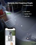360° Solar Outdoor Security Camera with Motion Detection