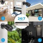 ZOSI 8CH 1080P Home Security Camera System