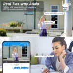 JOOAN 2K Outdoor Security Camera with 360° View