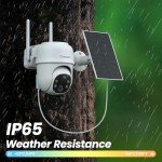 Cinnado Wireless 2K Solar Outdoor Security Camera