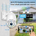 Outdoor Wireless Floodlight Security Camera System