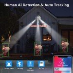 Outdoor Wireless Floodlight Security Camera System