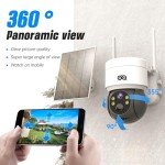 Wireless 4MP Solar Security Camera for Outdoors