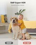 360° Indoor Security Camera with AI Motion Detection
