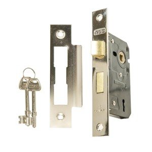TSS 3-Lever Mortice Lock with 2 Keys