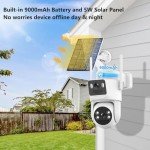 4K Solar Wireless Outdoor Security Camera System
