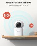360° Indoor Security Camera with AI Motion Detection