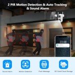4K Solar Wireless Outdoor Security Camera System