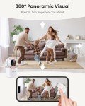 360° Indoor Security Camera with AI Motion Detection