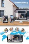 Jennov 5MP Security Cameras Outdoor Wireless, Add-On Camera, Auto Tracking, 24/7 Recording, Color Night Vision, Motion Detection, 2-way audio, Only Work WiFi NVR