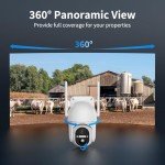 2 Pack 4G LTE Solar Security Cameras