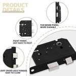 Bwintech 3 Lever Satin Nickel Door Lock 65mm