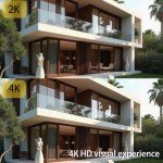 FUSHERUI 4MP Wireless Solar Outdoor Security Camera