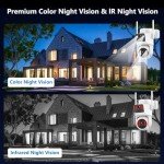 4K Solar Wireless Outdoor Security Camera System