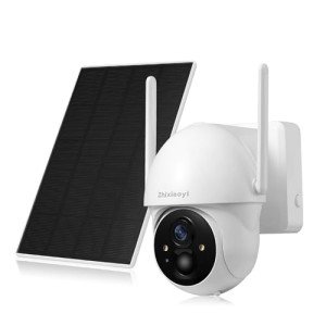 360° Wireless Solar Security Camera with Motion Detection